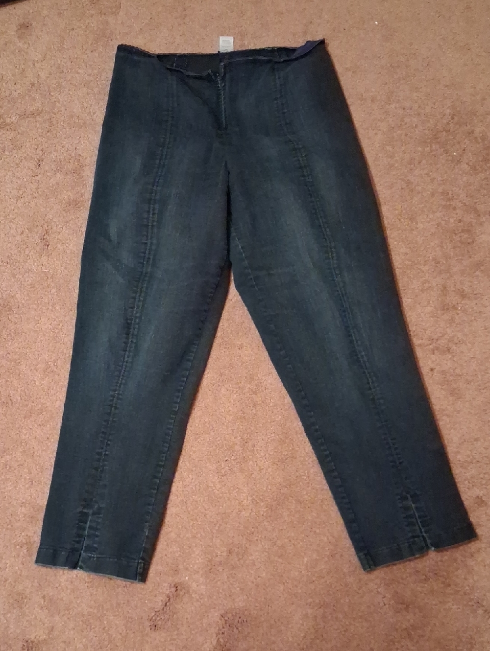 Women's Slim Ankle Jeans - Dark Blue